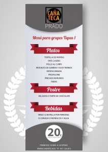 Menú para grupos Cañateca Sitges Tapas 1